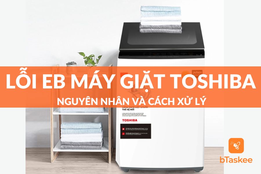 Lỗi Eb máy giặt Toshiba