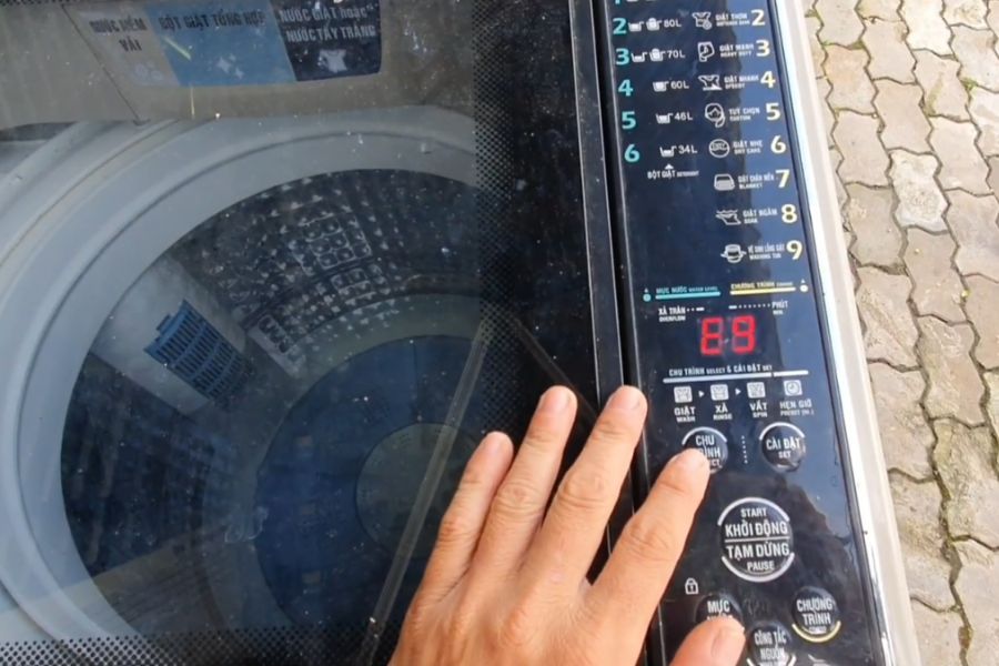 Mã lỗi E ở máy giặt Sanyo thường liên quan các vấn đề về nguồn nước