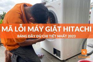 mã lỗi máy giặt hitachi