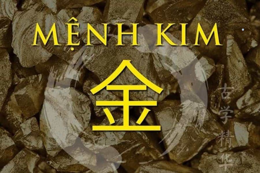 Mệnh Kim đại diện cho yếu tố kim loại trong tự nhiên.