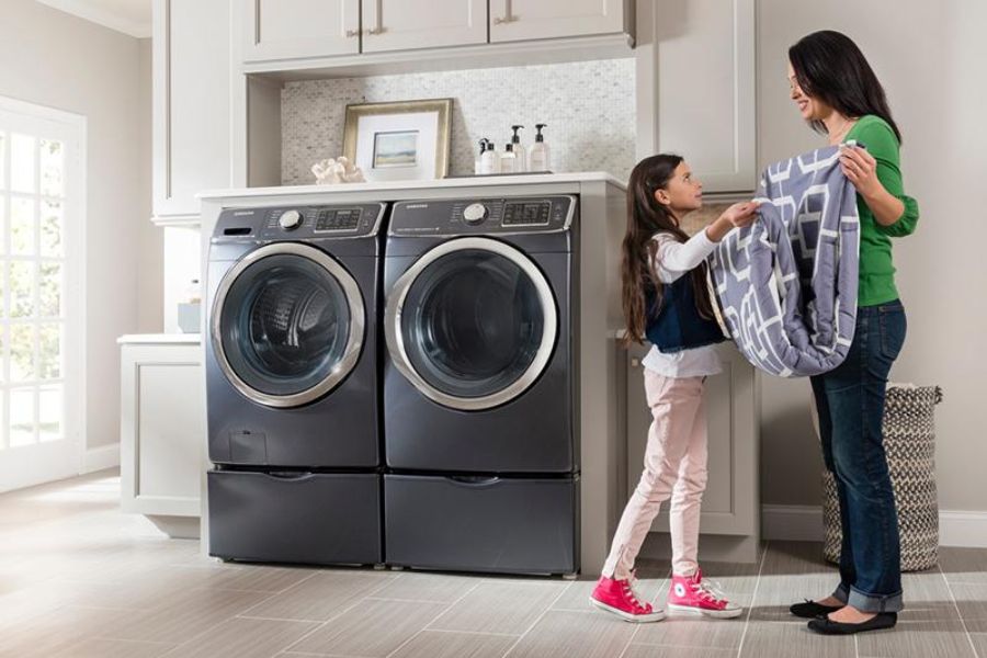 Ưu tiên những chiếc máy giặt có khối lượng tối đa 10kg trở lên để giặt chăn.