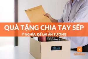 quà tặng chia tay sếp