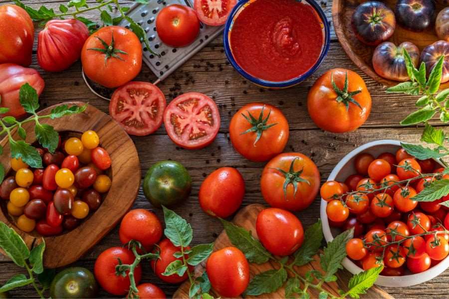 Cà chua là một nguồn cung chất đạm lành mạnh, tốt cho sức khỏe.