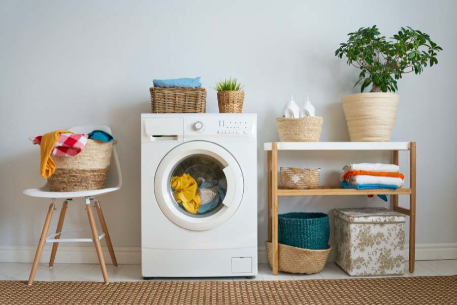 Công nghệ giặt bằng hơi nước Steam được tích hợp trên dòng máy giặt của LG.