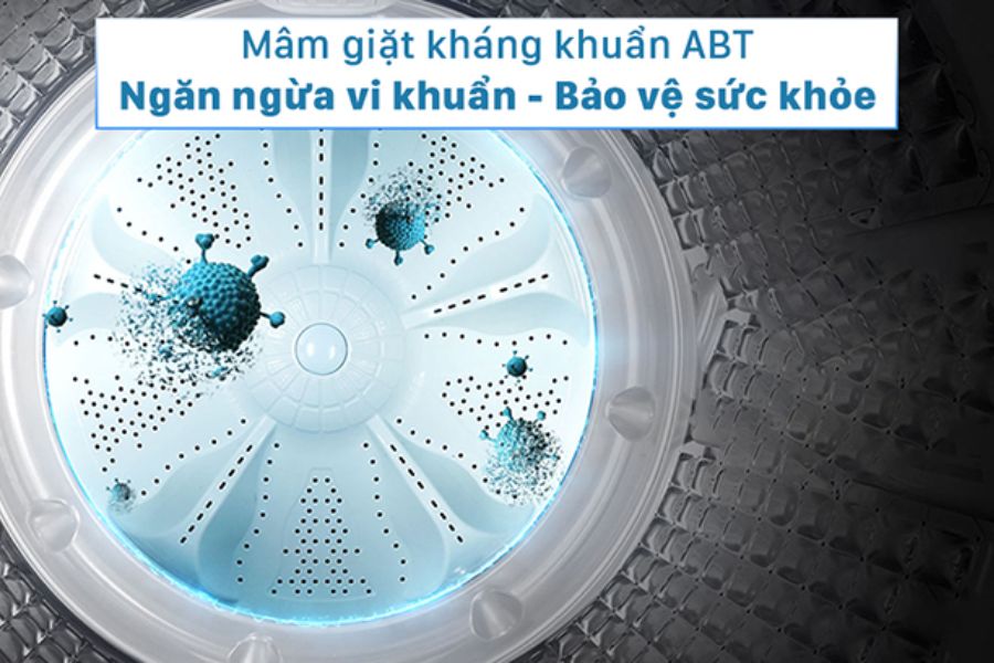 Vòng đệm cửa kháng khuẩn ABT là một tính năng thiết kế kháng khuẩn tiên tiến.