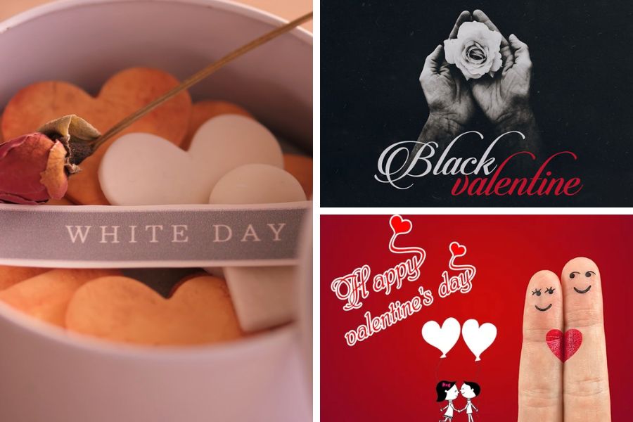 Các ngày Valentine đỏ, trắng, đen đều có nguồn gốc và ý nghĩa khác nhau.