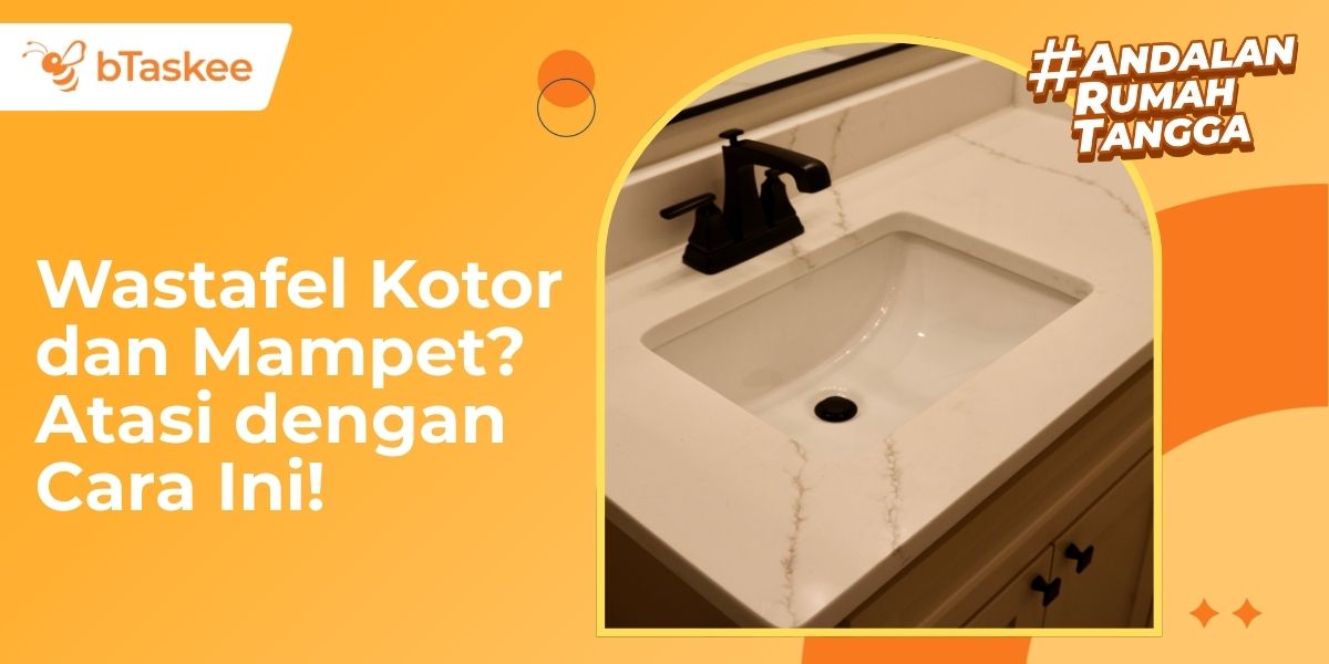 cara membersihkan wastafel
