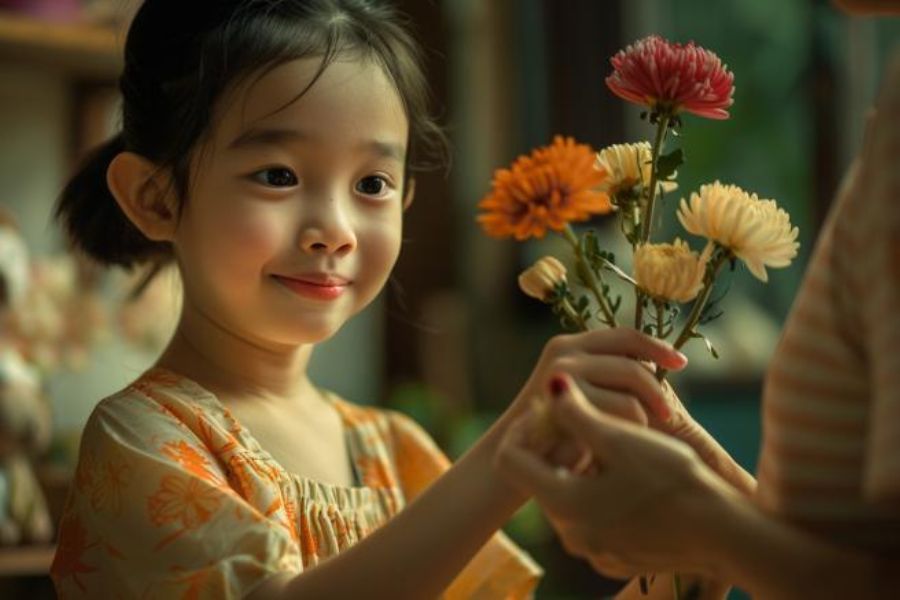 Hoa cúc cũng là một loài hoa mang nhiều ý nghĩa để dành tặng cho mẹ.