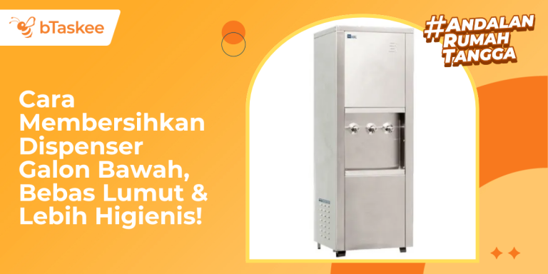 cara membersihkan dispenser galon bawah