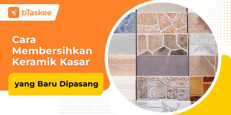 cara membersihkan keramik kasar