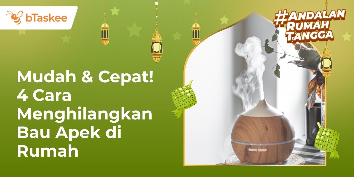 menghilangkan bau apek