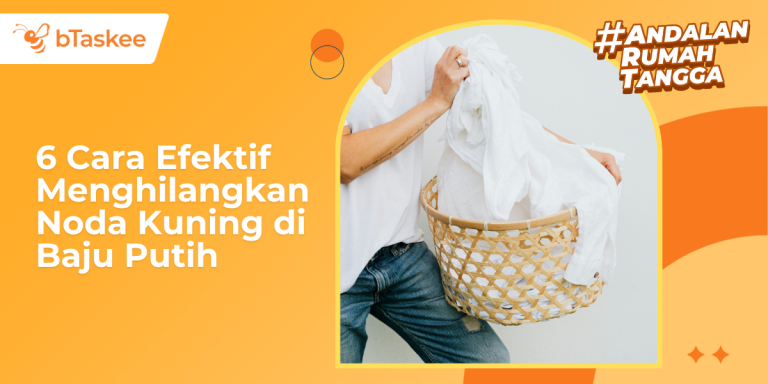 Cara Menghilangkan Noda Kuning di Baju Putih