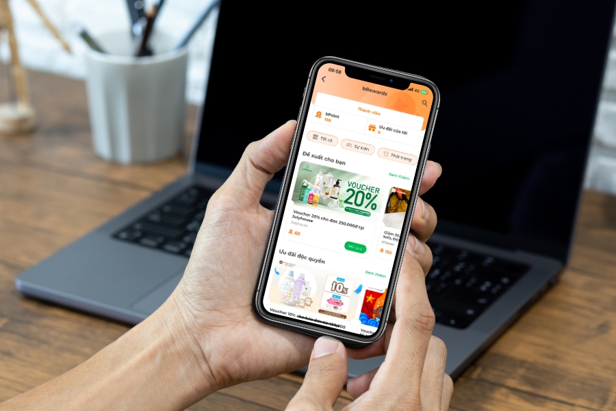 Chương trình bRewards luôn đề xuất cho bạn những voucher hấp dẫn.