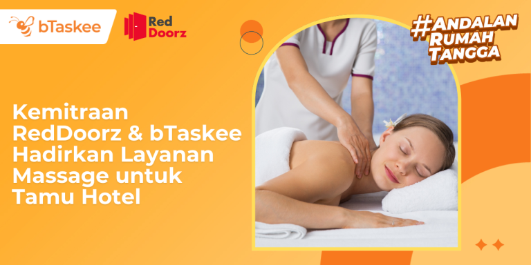 Kemitraan RedDoorz & bTaskee Hadirkan Layanan Massage untuk Tamu Hotel