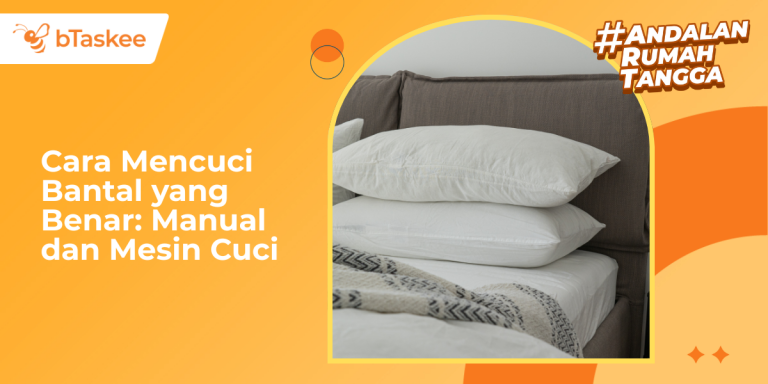 Cara Mencuci Bantal
