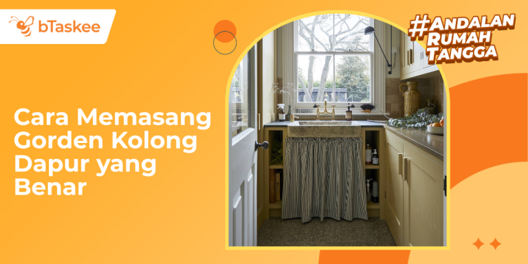 Cara Memasang Gorden Kolong Dapur yang Benar