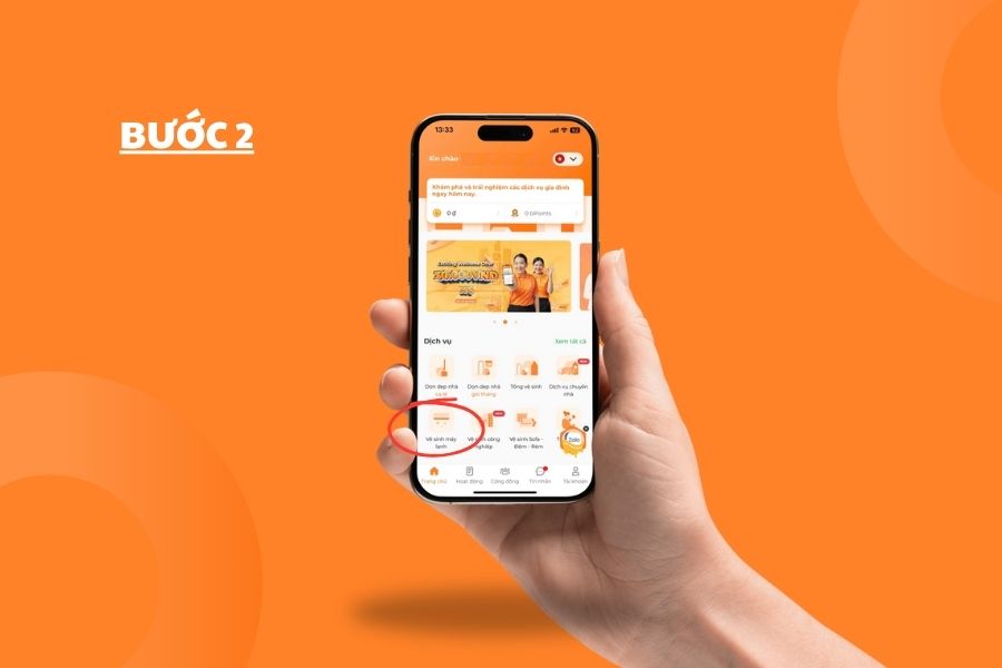 Chọn dịch vụ vệ sinh máy lạnh tại Quận 4 trên app.