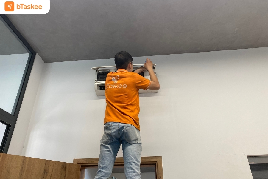 Dịch vụ vệ sinh máy lạnh chuyên nghiệp bTaskee.