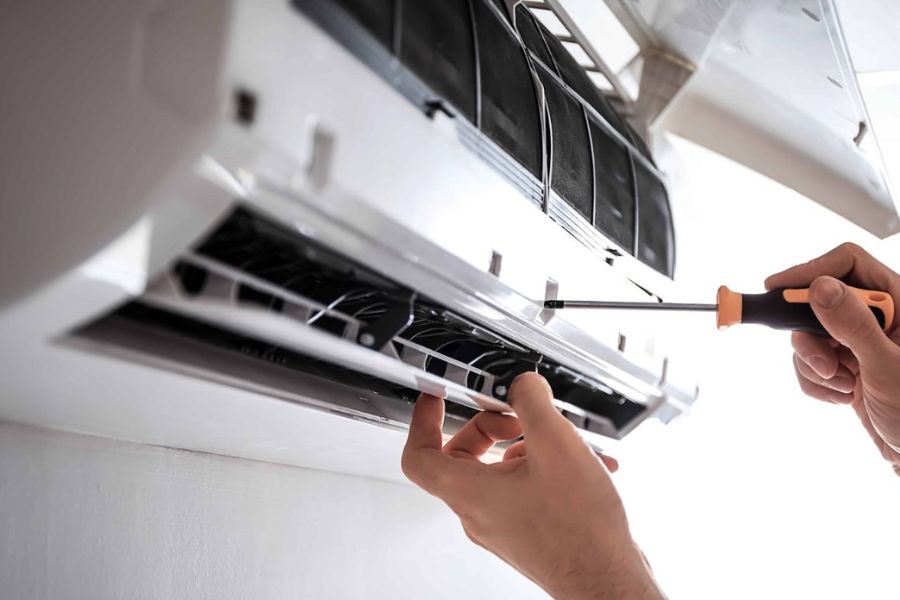 Lắp lại và kiểm tra hoạt động của máy.