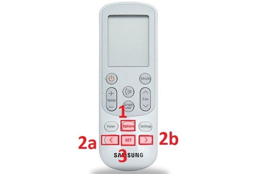 Samsung đặt tên nút là "ECO MODE".