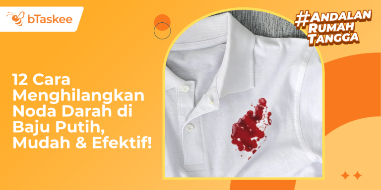cara menghilangkan noda darah di baju putih