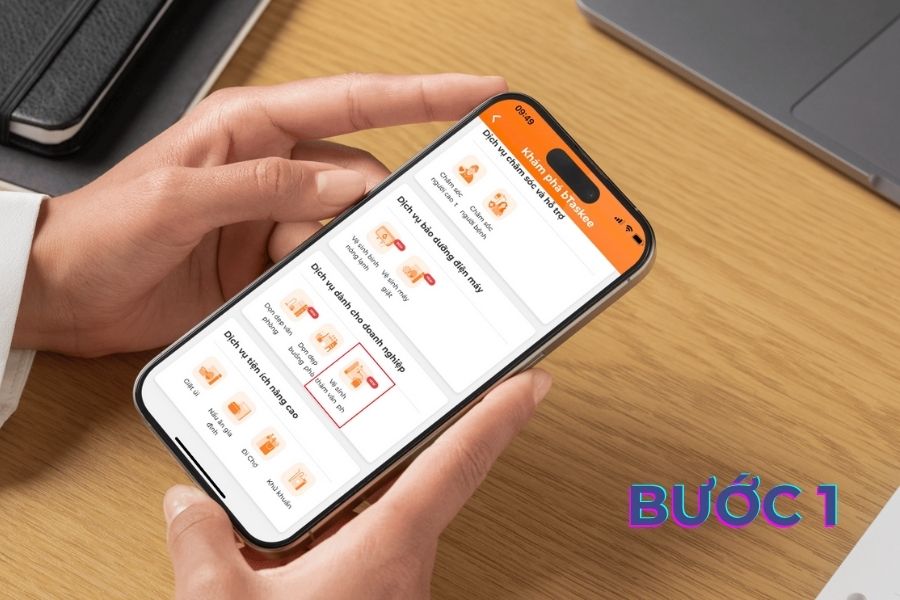 Chọn dịch vụ giặt thảm văn phòng.