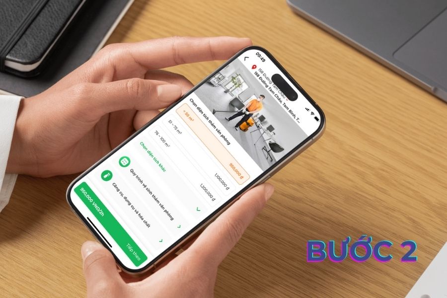 Chọn thông tin thảm văn phòng.