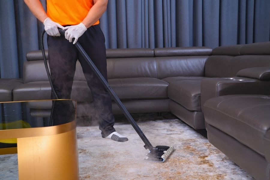 Dịch vụ giặt thảm gia đình.