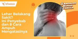 leher belakang seseorang sedang sakit