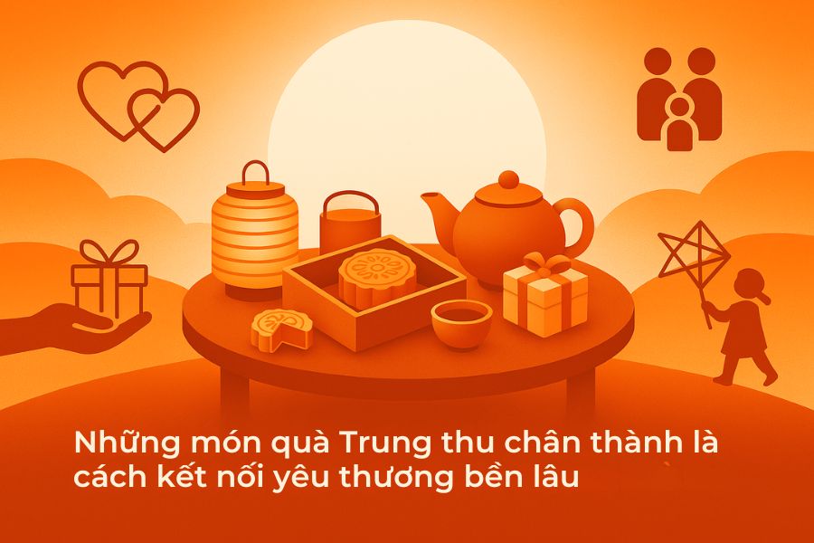 Tặng quà Trung thu mang ý nghĩa sâu sắc về sự gắn kết tình cảm.