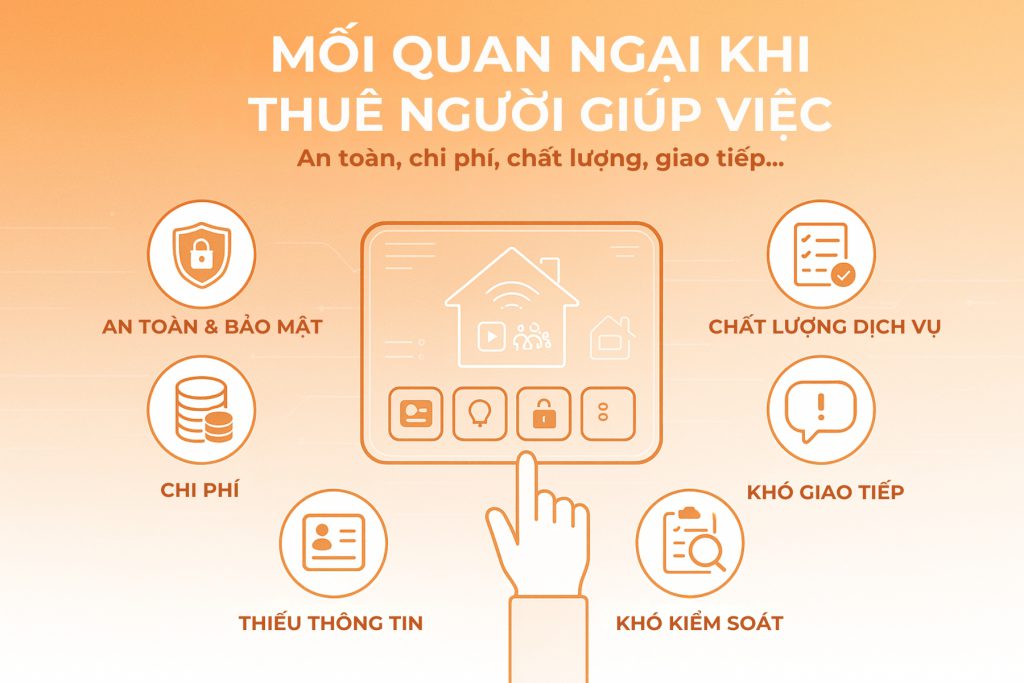 7 mối quan ngại khi thuê người giúp việc của các gia đình.