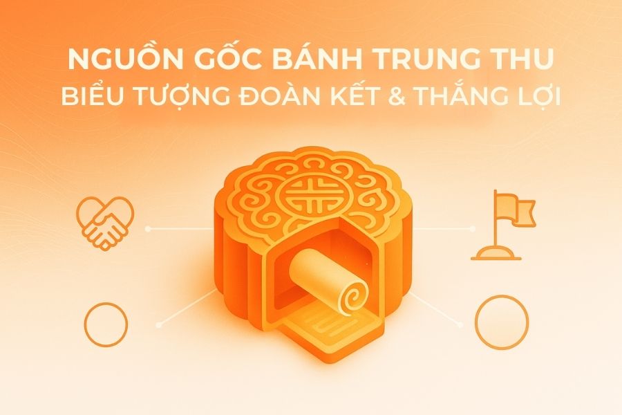 Bánh Trung thu có nguồn gốc ban đầu từ Trung Quốc.