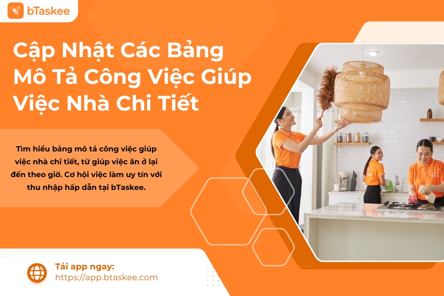 mô tả công việc giúp việc nhà