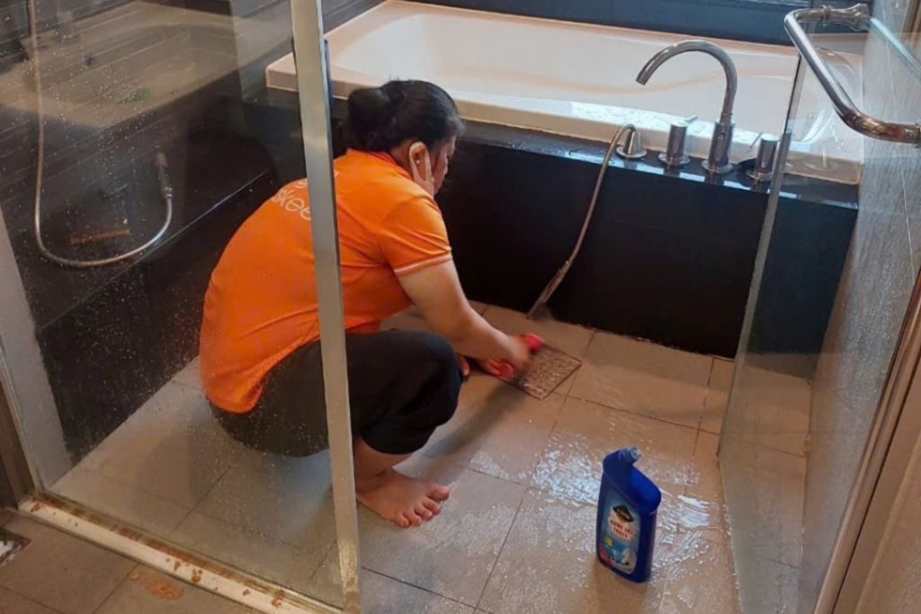 Chị Ong Cam bTaskee đang làm việc tại một gia đình ở Biên Hoà.