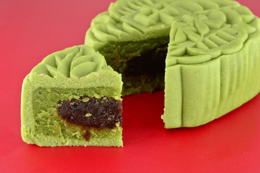 Chiếc bánh Trung thu độc đáo khác.