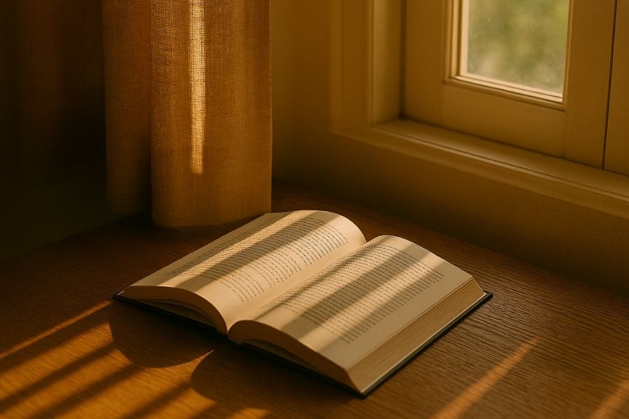 Khoảnh khắc thư thả buổi chiều tà.