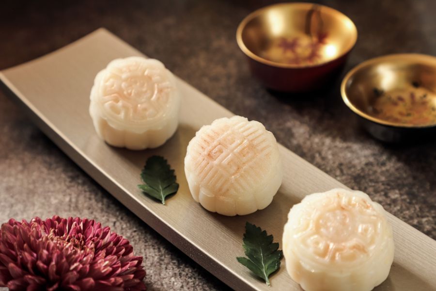 Những chiếc bánh dẻo bắt mắt.