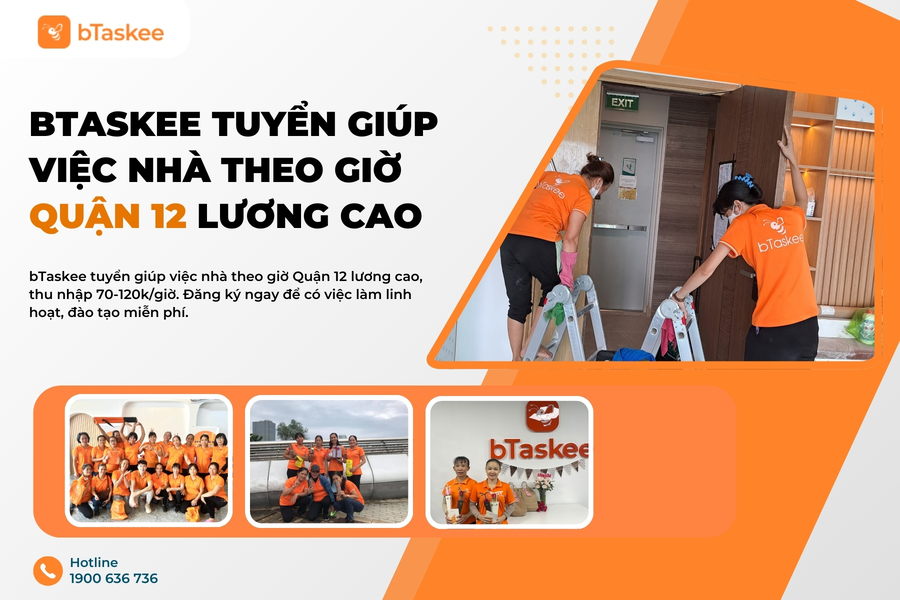 tìm việc giúp việc nhà theo giờ quận 12