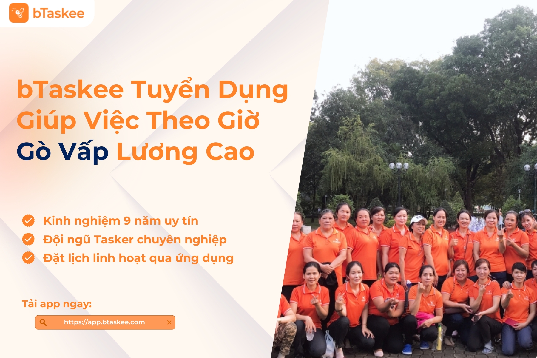 tìm việc giúp việc nhà theo giờ tại gò vấp