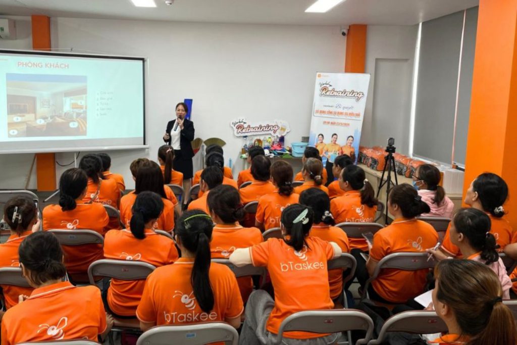 Trung tâm đào tạo nghề giúp việc đầu tiên tại Việt Nam của bTaskee.