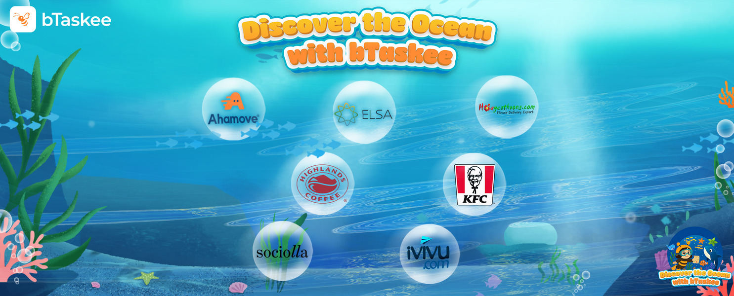 [In-app Game] “DISCOVER THE OCEAN WITH BTASKEE”