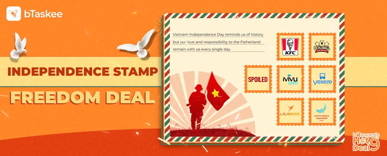 INDEPENDENCE STAMP – FREEDOM DEALS