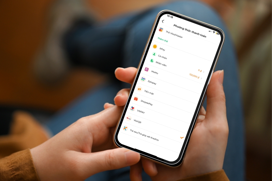 Các phương thức thanh toán trên ứng dụng bTaskee.