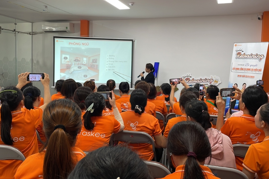 Các tasker sẽ được tham gia đào tạo tại trung tâm dạy nghề giúp việc của bTaskee.