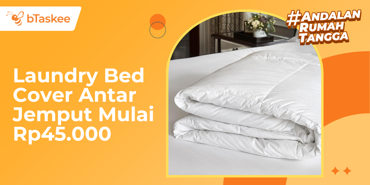 Laundry Bed Cover Antar Jemput Mulai Rp45.000