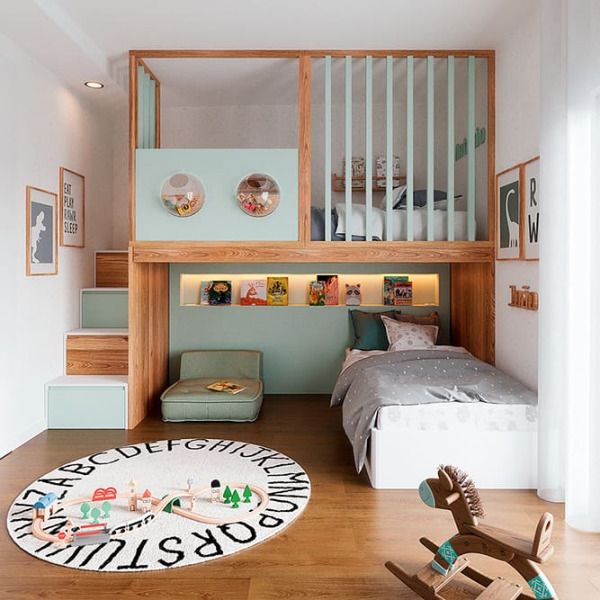 Mezzanine kamar anak