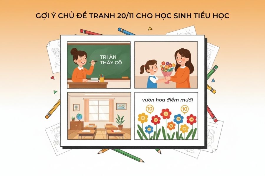 Bậc tiểu học nên chọn chủ đề gần gũi nhất.