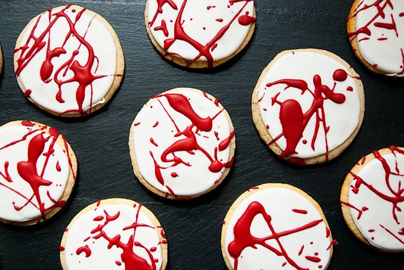 Bloody Glass Cookies