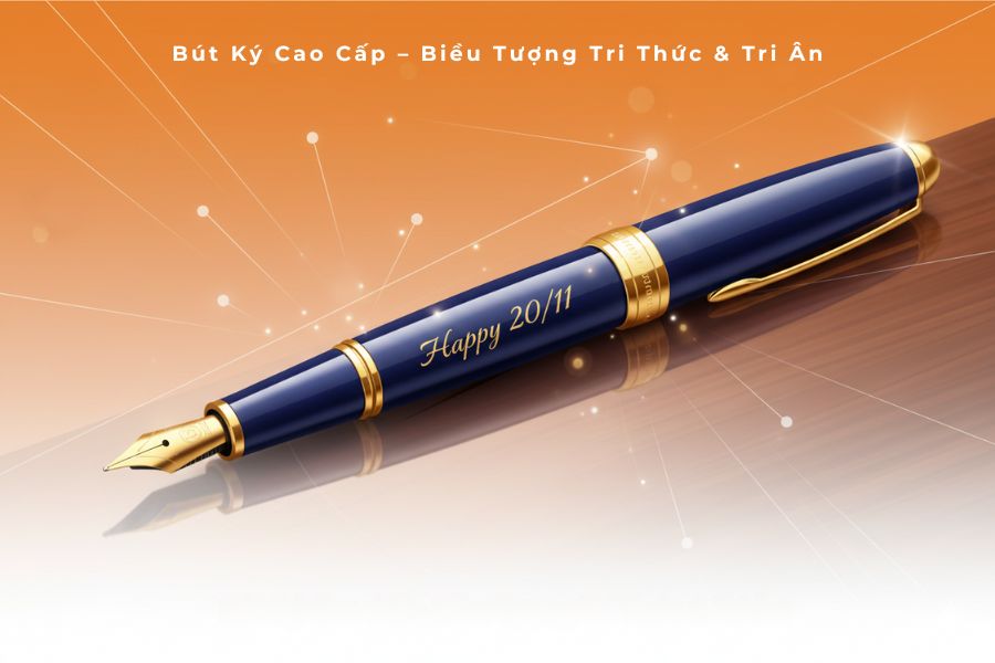 Bút ký được khắc tên là món quà 20/11 tinh tế.