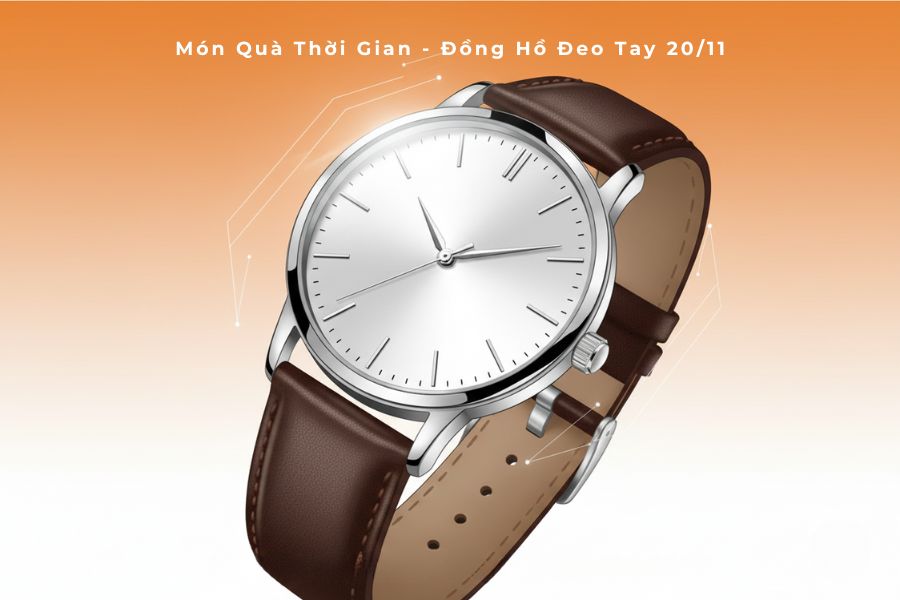 Đồng hồ đeo tay tặng thầy giáo nhân ngày 20/11.